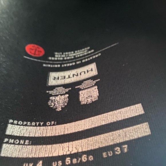 Hunter Original High Gloss Waterproof Rain Boots - Picture 7 of 9